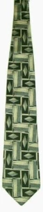 "Corbata para hombre Arnold Palmer HERMOSA 100 % cuello seda gris negro marfil beige 57" - Imagen 1 de 6
