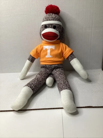 Pennington Bears 21" University Of Tennessee Collegiate Sock Monkey. Preowned Cover