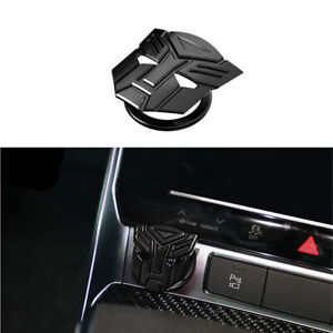 Black Transformers Autobots Car Auto Ignition Engine Start Stop Ring Cover Cap