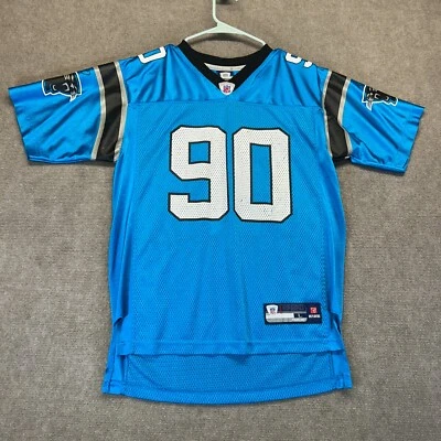 Camiseta Carolina Panthers Julius Peppers 90 JUVENTUD Grande (14-16) Azul Malla Reebok Foto 1 de 4