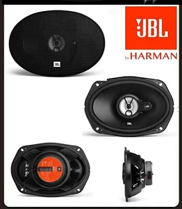 Pair JBL STAGE 1 9631 300 Watt 6x9" 3-Way Coaxial Speakers 6" x 9" With Grilles - Picture 1 of 3