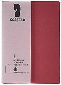 Briefkarten Paperado Rosso din A7 HD - Foto 1 di 1