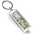 Rocco Name Tropical Flowers Keyring   #120812