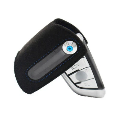 Suede Leather M Performance Car Key Cover Case For BMW X1 X4 X5 X6 5 7 Series - Image 1 of 4