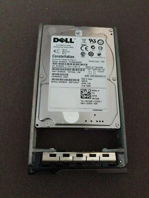 Dell 0R734K 500 Gb SAS 6gb/S 2.5 " HDD 7200rpm 16mb ST9500430SS with caddy  - Image 1 of 4