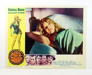 Carroll Baker: STATION SIX SAHARA Original 1964. Heavy Gage MOVIE LOBBY CARD - Picture 1 of 1