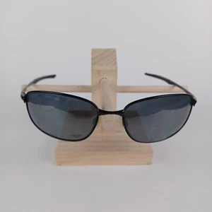 Oakley Taper Sunglasses Frame OO4074-04 Shiny Black Wrap Metal 61 17 121mm - Picture 1 of 15