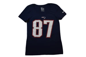 Nike Womens NFL New England Patriots Rob Gronkowski The Nike Tee Shirt NWT XS - Picture 1 of 5