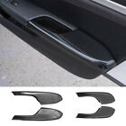 Interior Door Armrest Cover Trim Abs Carbon Fiber Fit For Honda Civic 2016-2020