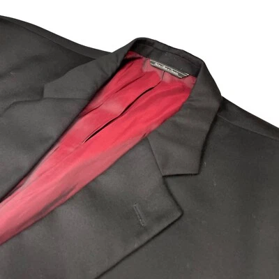 Loro Piana x Barneys New York Men's Verona 100% Wool 2-Button Blazer Black • 50L - Image 1 of 4