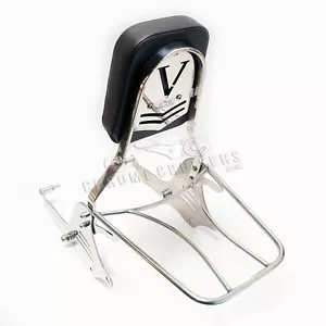 DOSSIER PASSAGER + PORTE BAGAGE YAMAHA XV535 VIRAGO (1987-2003) - Photo 1 sur 4
