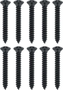 (Set/10) Black Dash Instrument Bezel Screws For 1973-1991 Chevy Blazer - Picture 1 of 2