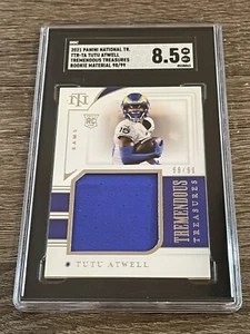 CSG 10/8.5 2021 Panini National Treas. Tutu Atwell Trem. Treasures Jer. #98/99 - Picture 1 of 12