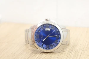 Tourneau Men's Stainless Steel Dress Watch Acura Swiss Movement New Battery 6.5" - Picture 1 of 6