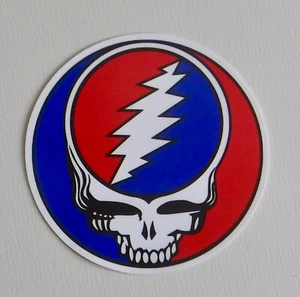 Grateful Dead Steal Your Face Sticker Jerry Garcia 4" Rock n Roll - Picture 1 of 1