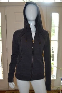 Dunkelgraues Damen-Sweatshirt mit Reißverschluss von Lululemon Größe 4 - Bild 1 von 5
