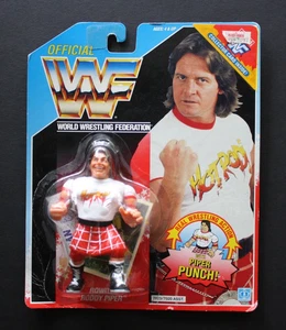Tarjeta Hasbro WWF Rowdy Roddy Piper 1990 Serie 2 Summer Slam sellada en tarjeta - Imagen 1 de 19