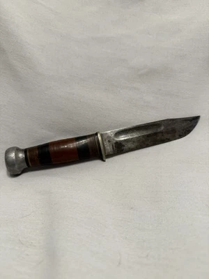 KA-BAR UNION CUTLERY VINTAGE HUNTING/SKINNING KNIFE  - Image 1 of 4