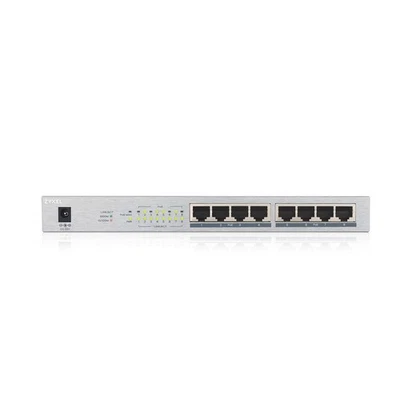 Zyxel 8 Port Gigabit Unmanaged 8 x PoE+ with 60 Watt Budget, UK Plug - Image 1 of 4