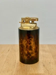 COLIBRI GAS Turtle Shell Cilindrical 4.2” vintage gas table lighter - Picture 1 of 6