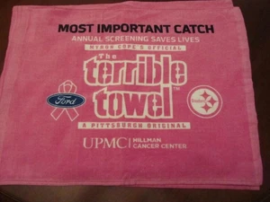 Pittsburgh Steelers schreckliches Handtuch rosa Krebs wichtigster entscheidender Fang Ford - Bild 1 von 3