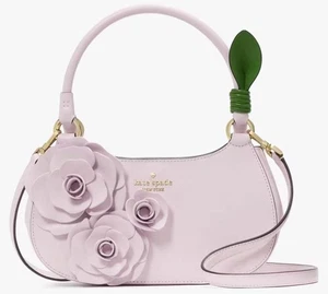 Kate Spade Flora Rose Leather Shoulder Crossbody Bag NWT KK970 - Picture 1 of 5