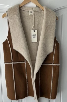 Chaleco Matilda Jane Good Hart GH Greenville Mujer Imitación Gamuza Cortina Frontal M Mediano Foto 1 de 4