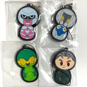 JoJo's Bizarre Adventure figure rubber key chain set 4 Bandai Japan hobby m642 - Picture 1 of 3