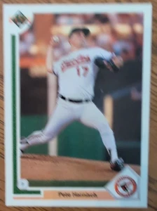 Tarjeta de béisbol Pete Harnisch Baltimore Orioles 1991 Upper Deck #302 como nueva - Imagen 1 de 2
