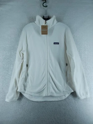 Patagonia Women's Classic Microdini Fleece Jacket - Birch White Nwt Size Medium  - Image 1 of 4
