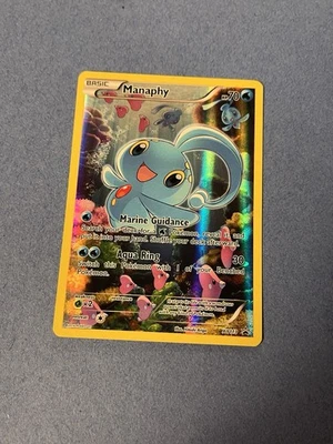 Manaphy XY113 Promo Pokemon Card TCG Full Art 2016 NM Condition - Image 1 of 3