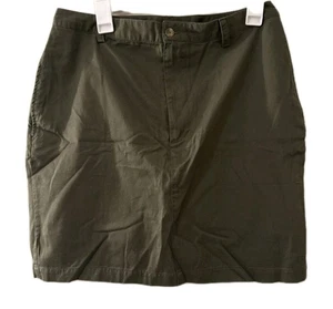 Oldbroadway Company Damen grün Rock Größe 12 neu mit Etikett Vintage Komfort 100 % Baumwolle - Bild 1 von 11