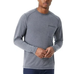 Bass Outdoor Men's Long Sleeve Utili-Tee Ombre Blue Neck Shirt Ombre Blue Size M - Picture 1 of 1