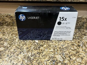 Cartucho de impresión de tóner original HP LaserJet 15X (C7115X) negro sellado nuevo auténtico - Imagen 1 de 3