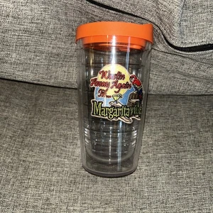 Taza vaso Tervis Jimmy Buffet Wastin Away Again In Margarittaville Parrot 16 oz - Imagen 1 de 5