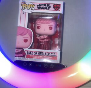 Funko Pop Star Wars Valentines Luke Skywalker Grogu #494✨