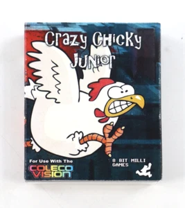 Crazy Chicky Junior Homebrew ColecoVision Tested - Picture 1 of 4