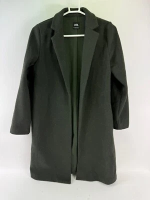 Zara Womens Gray Green Open Coat Size M - Image 1 of 4