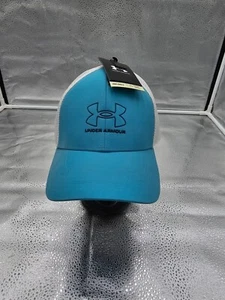 Sombrero de golf Under Armor Iso Chill XL/XXL blanco y cian nuevo con etiquetas - Imagen 1 de 5