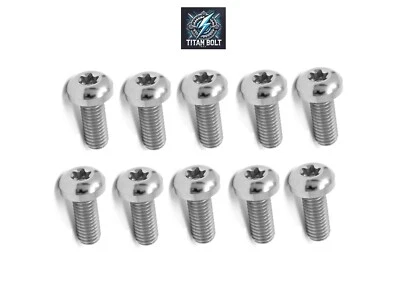 10 Titanium Front Brake Rotor Bolts  for Harley Touring Road Glide 2000 - 2013 - Image 1 of 4