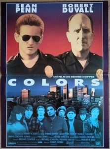 Affiche cinéma film COLORS Sean penn Robert Duvall 1988 - 40 x 60 cm - Photo 1/1