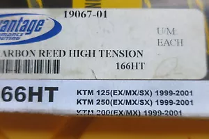 NOS CARBON TECH CARBON FIBER REED SET FOR 99-01 KTM 125 200 250 - Picture 1 of 4