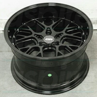 18x8.5 +30 / 18x9.5 5x100 +35 ESR CS11 Wheels 18 Inch Gloss Black Rims Set 4 - Image 1 of 4