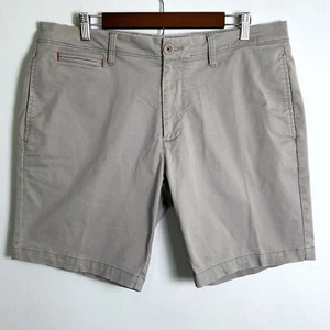 UNTUCKIT St. Vincent Shorts Flat Front Casual Chino Gray Mens Size 36 - Picture 1 of 8