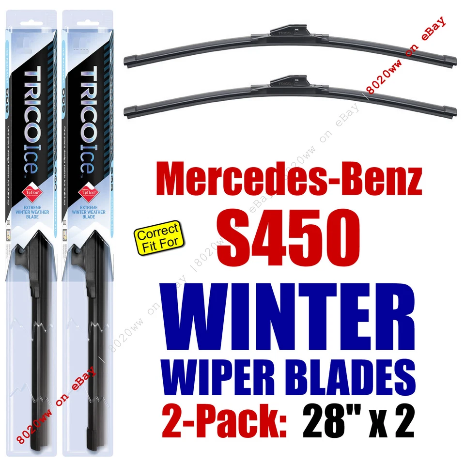 WINTER Wipers 2pk Super-Premium fit 2010-2011 Mercedes-Benz S450 - 35280x2 - Image 1 of 1