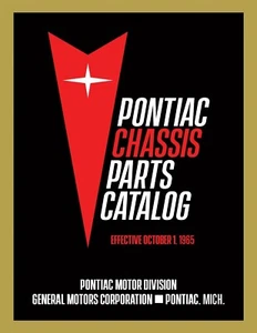 1963-1966 Pontiac Chassis & Body Parts Catalogs - Picture 1 of 7