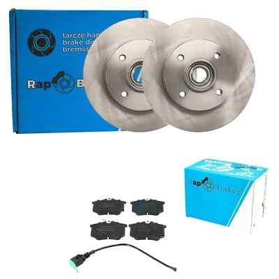 RAP BRAKES BREMSENSET HINTEN passend für PEUGEOT 208 207 2008 CITROEN C3