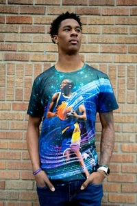 T-Shirt Kobe Bryant Star Date Herren Karte Edelstein neuwertig - Bild 1 von 4