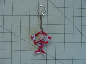 1987 NOID DOMINOS PIZZA GUY KEY CHAIN - Picture 1 of 2