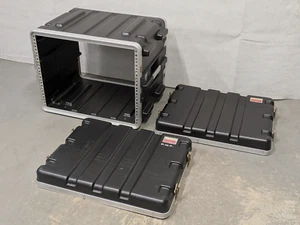 19" 8U Double End SKB Rack Mount Transport Flight Storage Case Box - Picture 1 of 9
